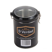 Storage Containers With Metal Locker For Coffee Bean Tin Can